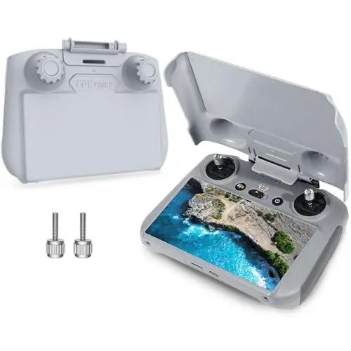 Produktbild: Mini 4 Pro Neuen RC-2 Sonnenblende I Joystick Schutz I Bildschirmschutz - 3 in 1 RC-2 Fernbedienung Halterung für DJI Mini 4 Pro/Air 3, DJI Mini 4 Zubehör, Drohne Zubehör