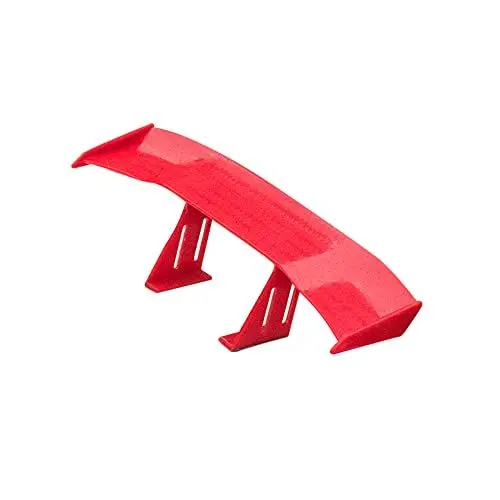 Produktbild: Mini Auto Heckflügel,MoreChioce Universal Auto Heckspoiler Styling Heckflügel Auto Heckflügel Dekoration Carbon Fiber Spoiler Flügel Selbstklebende Auto Dekoration Zubehör,Rot