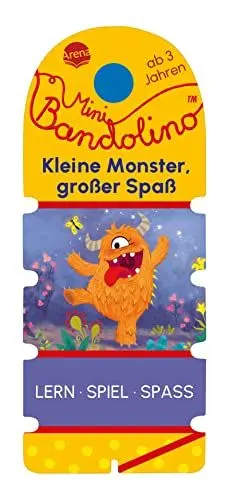 Produktbild: Mini Bandolino. Kleine Monster, großer Spaß: Lernspiel mit Lösungskontrolle für Kinder ab 3 Jahren