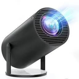 Produktbild: Mini Beamer 4K Heimkino Outdoor – 16000 Lux Android 11 Smartphone Projektor, Unterstützt Kabelgebundene Bildschirmspiegelung, Kompatibel mit TV-Stick/Windows/iOS/HDMI/USB