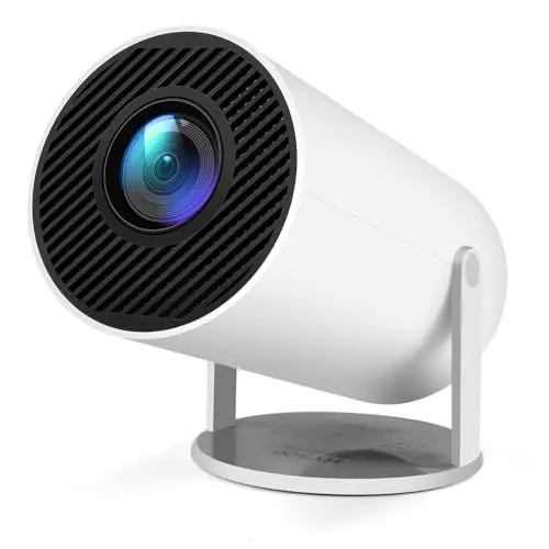 Produktbild: Mini Beamer 4K Unterstützt Android 11,Beamer Handy Outdoor 180°Drehbarer,Mini Projector 5G WiFi 6 BT 5.0,130 Zoll Geeignet für Telefon/PC/HDMI USB,Smart Projector für Handy Phone/TV Stick/Laptop/HDMI