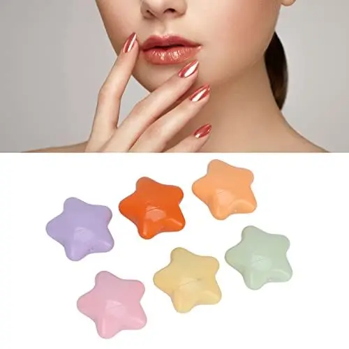 Produktbild: Brrnoo Mini Candy Matte Lippenstift-Set, 6-teilig, Langlebig, Antihaftbeschichtet, Sternförmig, Tragbar, 1 G, Mini-Matt-Lippenstift, Langanhaltend, Wasserdicht, Tupfe