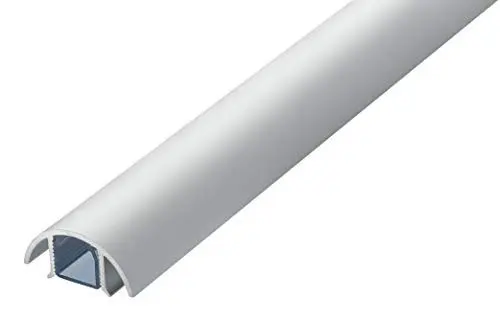 Produktbild: Mini Design Aluminium Kabelkanal für z.B. Lautsprecher - 30mm breit von ALUNOVO (Länge: 20cm, Silber Matt Eloxiert)