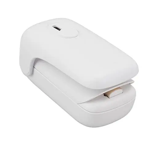 Produktbild: Mini Folienschweißgerät, 2 in 1 Beutelversiegelung mit Cutter, USB wiederaufladbar, Handfolienversiegelungsgerät für Plastiktüten, Beutel, Chipsbeutel, Lebensmittelaufbewahrung