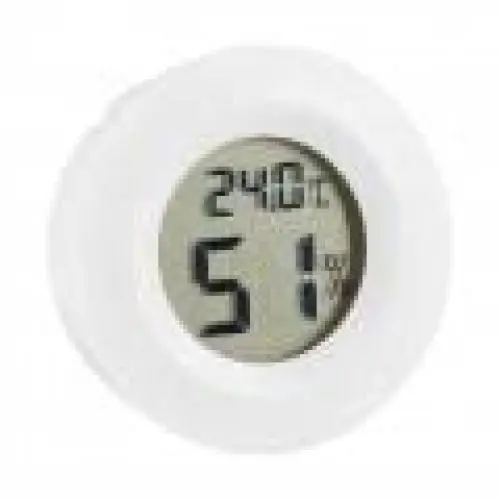 Produktbild: Mini Hygrometer Thermometer Digital LCD Feuchtemessgerät für Inkubatoren Reptilien Zigarren Humidore Aquarien MEHRWEG VERPACKUNG