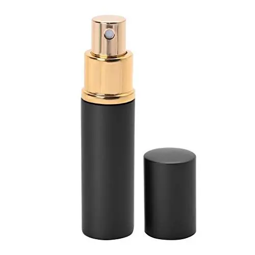Produktbild: Mini Leer Parfümzerstäuber, 10ML Parfümzerstäuber Nachfüllbar, 6 Stück Beauty Flasche Sprühflasche Taschenzerstäuber für Reisen und Unterwegs (black)