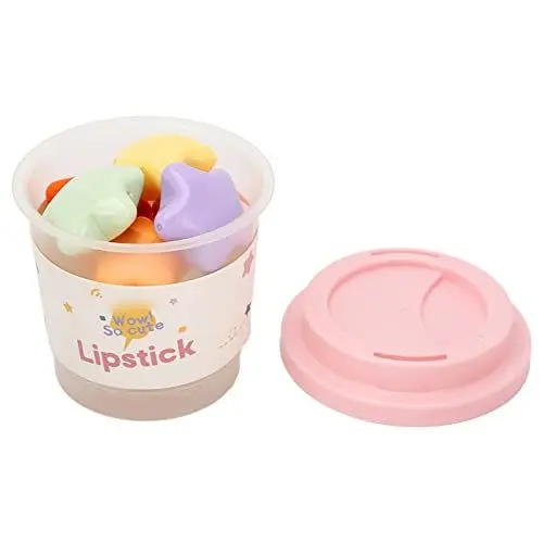Produktbild: Mini Lipgloss, Lippenstift Set, Star Capsule Lipgloss Feuchtigkeitsspendender Mini-Lippenstift Süße Lippenstift Kinder Lipgloss Mädchen Matt Für Frauen Schönheit Lipgloss Geschenke