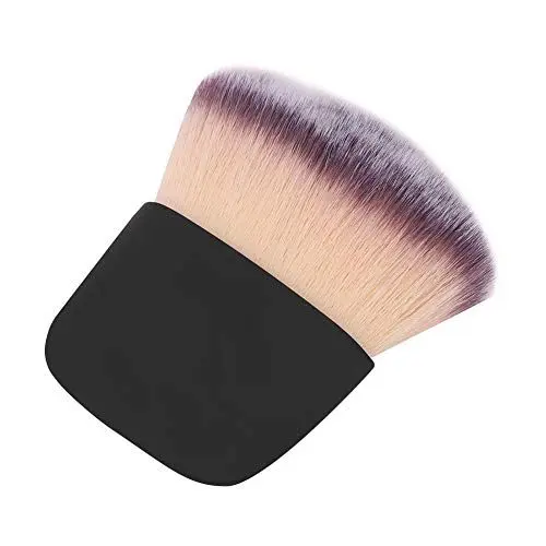 Produktbild: Mini-Make-up-Bürste, weich, lose Haare, Puder, Blush, Foundation, Beauty-Werkzeug zum Mischen von flüssigen Kosmetika, Cremes oder Puder (schwarz)
