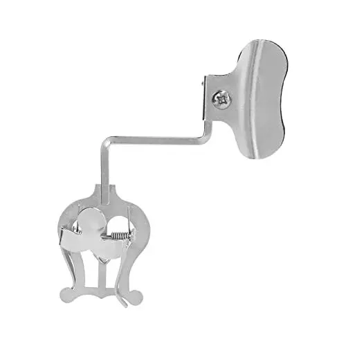 Produktbild: Mini Musikmappe Universal Notenhalter Trompete Notenständer Marschieren Notenhalter Eisen Silber