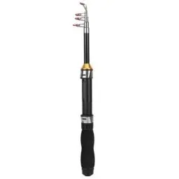 Produktbild: Mini Taschen Angelrute Pen Angelrute für Seefischerei Salzwasser Süßwasserfischen(1m)