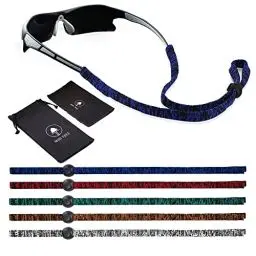 Produktbild: Mini Tree 5 PCS Brillenband Sport Sonnenbrillen Lanyard Verstellbare rutschfeste Brillenhalterung Glasschnur zum Laufen Camping Lesen im Freien (Farben mischen)