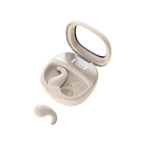 Produktbild: Mini Wireless Kopfhörer in Ear unsichtbar klein Kopfhörer kabellos Bluetooth schnurlos Ohrhörer Noise Cancelling Kopfhörer zum Schlafen in Ear Sleepbuds Schlafkopfhörer für kleine Ohren Seitenschläfer