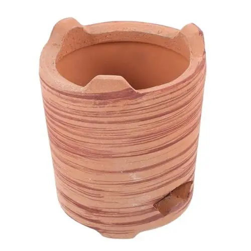 Produktbild: Holzkohleofen Aus Ton Tragbarer Grillofen Für Camping Tischgrillofen Für Draußen Kochen