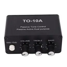 Produktbild: Mini-Audio-Stereo-Vorverstärker Receiver Komponenten Vorverstärker Kleiner Kopfhörerverstärker NE5532 mit 3,5-mm-Cinch-Eingang und -Ausgang Angetrieben von Einem 12-V-Gleichstromadapter