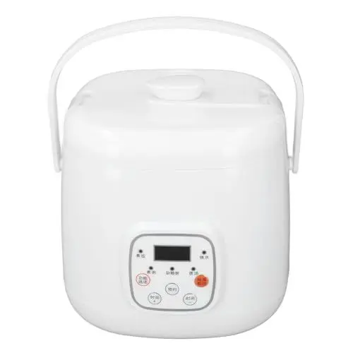Produktbild: Mini-Auto-Reiskocher, 2 L, 12 V, Schnelles Kochen, Anti-Stick-Reise-Reiskocher mit 24-Stunden-Reservierungsfunktion, Dampfplatte, Kleiner Reiskocher, Elektrischer Kochtopf für