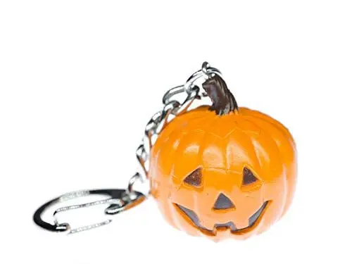 Produktbild: Miniblings Halloween Kürbis Schlüsselanhänger Gruselig - Handmade Modeschmuck I I Anhänger Schlüsselring Schlüsselband Keyring