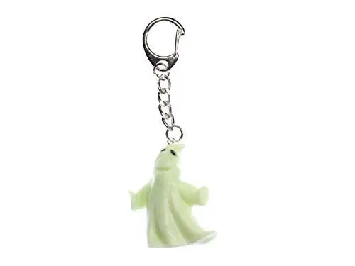 Produktbild: Miniblings Leuchtendes Gespenst Schlüsselanhänger - Handmade Modeschmuck I Anhänger Schlüsselring Schlüsselband Keyring - Leuchtendes Gespenst