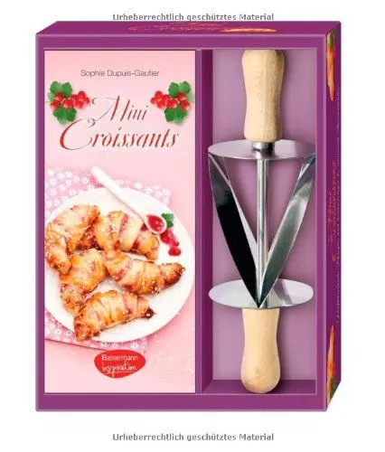 Produktbild: Mini-Croissants-Set: Buch und Croissant-Ausstechroller