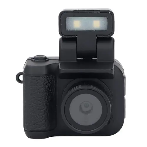 Produktbild: MiniDaumenkamera, 1080P HD Kleiner Videokamera Recorder mit Blitzlichtfunktion, Kompakte DV Kamera, Wiederaufladbar für Reisen, Fotoaufnahmen (64GB)