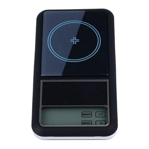 Produktbild: Mini-Digital-Taschenwaage, Kleine Tragbare LCD-Display-Grammwaage mit Einem Maximalen Gewicht von 200 G und Einer Genauigkeit von 0,01 G für Lebensmittel und Schmuck
