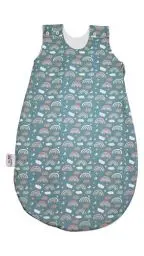 Produktbild: miniFreunde Premium Babyschlafsack für Neugeborene 0-6 Monate - 0,5 TOG - 100% Baumwolle - Oeko-Tex Zertifiziert (Neugeborene, Rainbow)