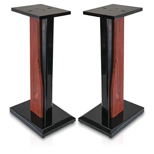 Produktbild: minify BS-S6 Paar High-End MDF Boxenständer mit Klavierlack/Holzdekor