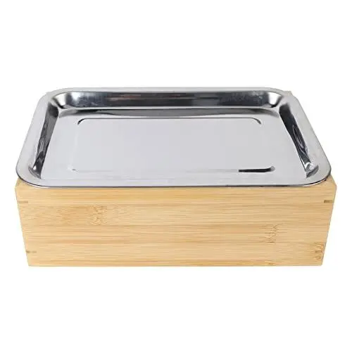 Produktbild: Mini-Grilltisch, Kerzenheizung, Grillofen mit Edelstahlplatte für den Grill zu Hause im Freien