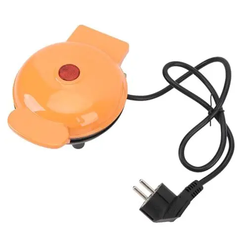 Produktbild: Mini-Kuchenmaschine, 350 W, Multifunktionale Antihaftbeschichtete Doppelseitige Pfannkuchenmaschine für Kinder, Frühstück, Snacks, Desserts