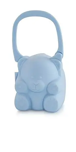 Produktbild: Miniland Baby Schnullerhalter mit Henkel in Bärenform - PACIKEEPER AZURE