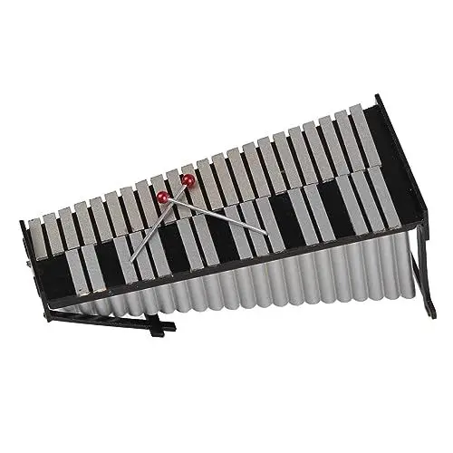 Produktbild: Mini-Marimba aus Kunstharz, Glänzende Textur, Niedliches Musikspielzeug mit Glänzendem Aussehen, Geeignet Tischdekoration, Ornament