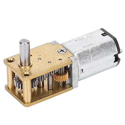 Produktbild: Mini-Metallzahnrad-Getriebemotor, Drehzahlreduzierungsmotor, CW-CCW-Getriebemotor, Mikro-Schneckengetriebe, Bürsten-Gleichstrommotoren DC12V (DC12V27RPM)