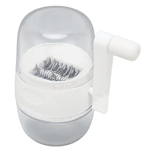 Produktbild: Mini-Nussmühle, Handkurbel, Nusszerkleinerer, manueller Knoblauchzerkleinerer mit Griff für Knoblauch, Ingwer, Walnuss, Pekannüsse, Kartoffeln