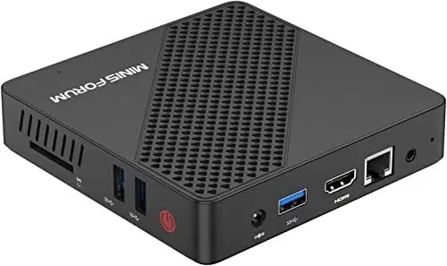 Produktbild: Mini-PC Intel Celeron N4020 (bis 2,8 GHz), DDR4 4 GB/64 GB eMMC, Intel UHD Graphics 600, Mini-Computer ohne Lüfter 4k@60Hz HDMI&VGA, USB3.0, Wi-FI 2.4/5.8G, BT4.2