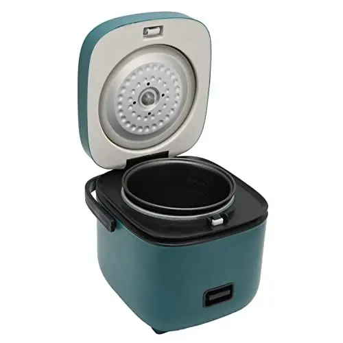 Produktbild: Mini-Reiskocher, 1,2 L, Griff, Eu-Stecker, Kleiner Reiskocher, 220 V, Pads, 200 W, Heimküchengeräte, Miniatur-Reiskocher für Reiskocher