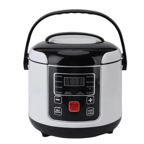 Produktbild: Auto Reiskocher, 2 L Auto Reiskocher, Reise Reiskocher 12 V für Auto mit Dampfkorb, Automatische Warmhaltung, 24 Stunden Langzeitreservierung, für Autos, Lieferwagen Usw