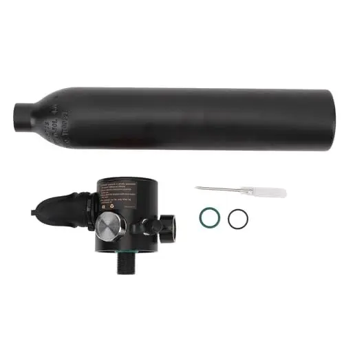 Produktbild: NIZUUONE Mini-Tauchflasche, Tragbare Sauerstoffflasche Zum Schnorcheln, Leichte 0,5 L-Tauchflasche (Black)