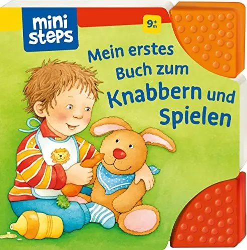 Produktbild: ministeps: Mein erstes Buch zum Knabbern und Spielen: Ab 9 Monaten