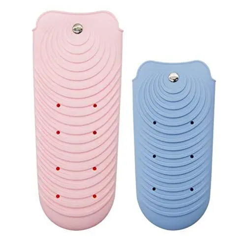 Produktbild: Minkissy 2Pcs W?rme ?ndig Silikon Matte Haargl?tter Curler Pad Haar Flache Eisen Curling Eisen ?er Haar Werkzeug Haar Trockner Salon Stylist Liefert Geradeaus Haarglätter