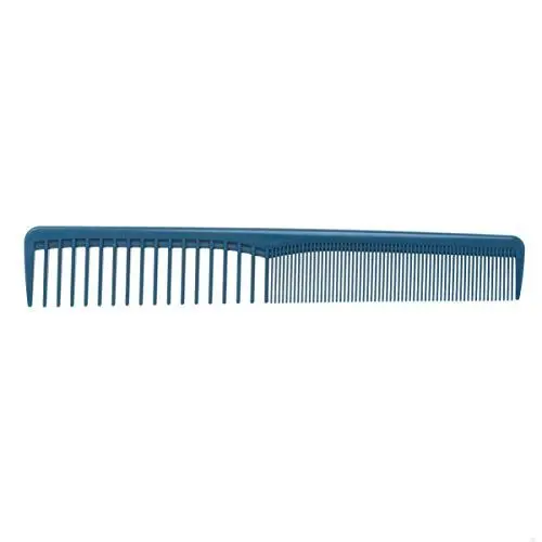 Produktbild: minkissy 2 Stück Friseurkämme aus Carbonfaser, breite Zähne, feine Zähne, 2-in-1-Haarkamm, Friseursalon-Styling-Kämme, hitzebeständiger Kamm für Männer und Frauen