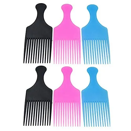 Produktbild: Minkissy Haarfärbepinsel 6st Werkzeug Friseurkamm Kämme Für Friseursalons Frisierkämme Breiter Zahn Friseurbedarf Haarstylingkamm