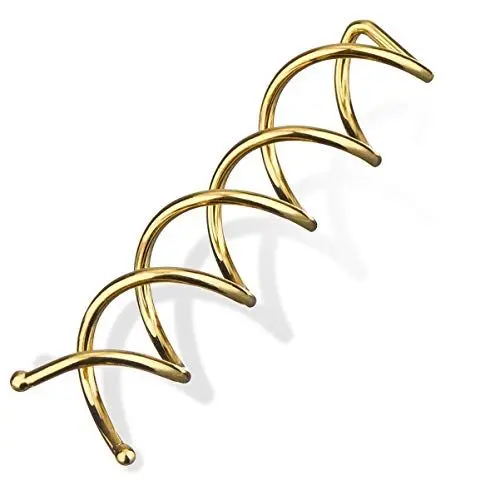 Produktbild: Minkissy Spirale Bobby Haarnadeln Spin Pins für Haare 20 Stück Brötchen Twist Screw Haarspange Blonde Hochsteckfrisur Haarschmuck Chaotisch Brötchen Werkzeug (Gold)