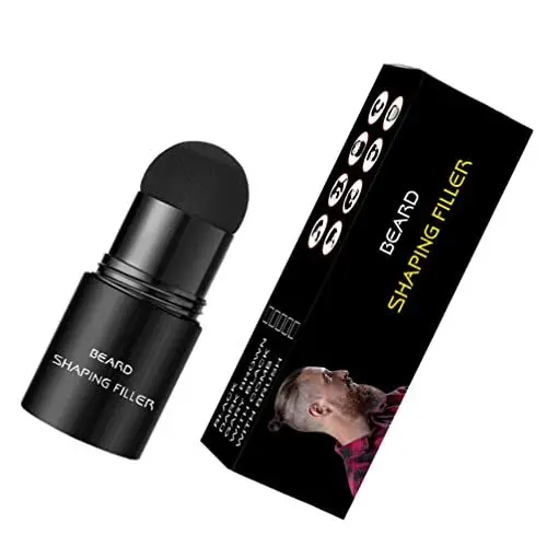 Produktbild: minkissy Werkzeug Bartfasern Barthaarfasern Kleben: Bart für ?nner ?nnlich Schnurrbart Reparatur Form 1 Satz Schwarz ?tsche Concealer Für änner