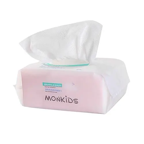 Produktbild: minkissy 100St Gesichtstücher aus Baumwolle disposable toilet pads einwegtücher hygienetücher cleaning wipes exul trockentuch papierhandtücher Make-up-Entferner-Tuch Gesichtsreinigungstuch