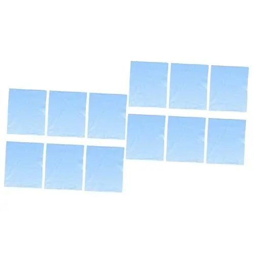 Produktbild: minkissy 100 Stk Sonnenbrillen-Reinigungstuch Mikrofaserhandtücher für Autos Mikrofaser Brillenputztuch Brillenputztücher bildschirmreiniger bildschirm reiniger Linsenreinigungstuch Blue