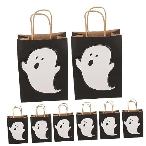 Produktbild: minkissy 10er Pack Halloween Goodie Bags Party Candy Bags Halloween Party Favor Bag Papier Treat Beutel