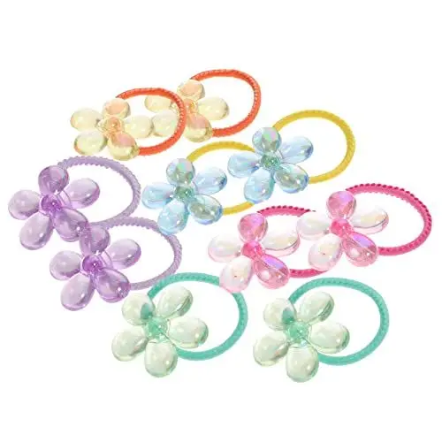 Produktbild: minkissy 10st Haargummi Schleifen Für Mädchen Zopffixierer Für Sommer Dehnbare Haargummis Frühlingshaarringe Haarbänder Haarschleifen Haarhalter Haargummi Klein Kind Krawatte