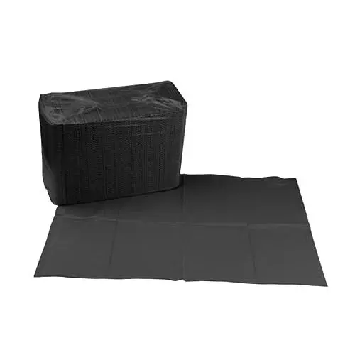 Produktbild: minkissy 125St einweg tischdecke einwegtischdecken wasserdichte tischdecke wasserabweisende tischdecke Tattoo-Tischdecke schwarze Tischdecke wasserdichtes Tuch Tischtuch sauber Tischset