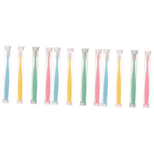 Produktbild: minkissy 12 Stk Wangan Haarzahnbürste Zahnbürsten zahnhygiene senioren Oral kleine Zahnbürste Reisezahnbürste Handzahnbürste Werkzeug zur Zahnreinigung so weich Mundpflege Südkorea Kind pp
