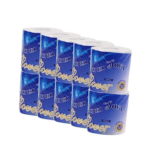 Produktbild: minkissy 15 Rollen Seidenpapier für zu Hause handtuchpapier paper towels Safe toilet paper Delicate skin toilet paper das Toilettenpapier Taschentuch Haushalt Toilettenpapier zu Hause Weiß