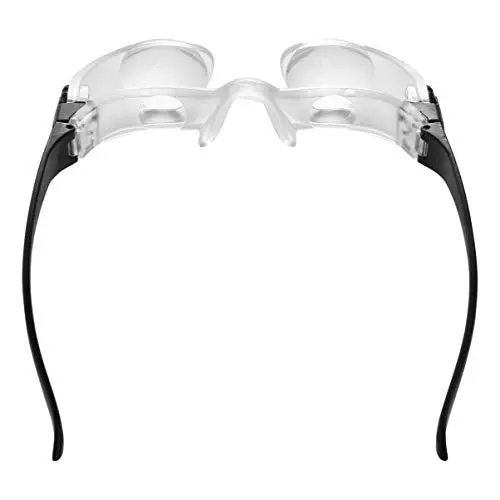 Produktbild: minkissy 1Stk Fisch Teleskop Vergrößerung Outdoor-Lupe Freihändiges Fernglas ältere Brillen angelbrille Angel Teleskopbrille schnapsgläser Gläser zum Angeln Fischerei Versorgung Abs Weiß